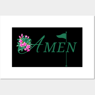 AMEN MASTERS GOLF (V3) Posters and Art